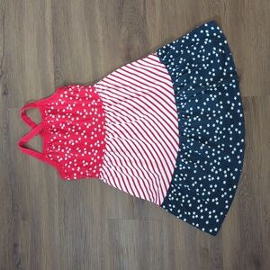 Red white and blue dress